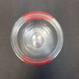 Стакан "Coca-Cola" , красная надпись , стекло . Картинка 2
